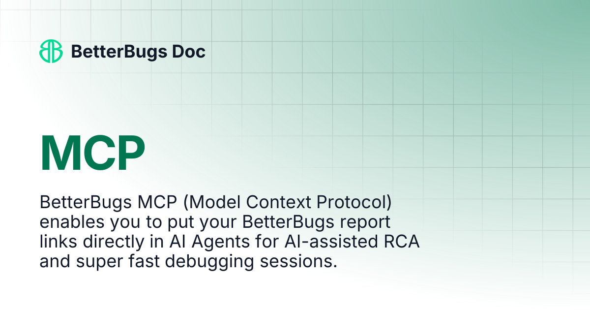MCP | BetterBugs Doc